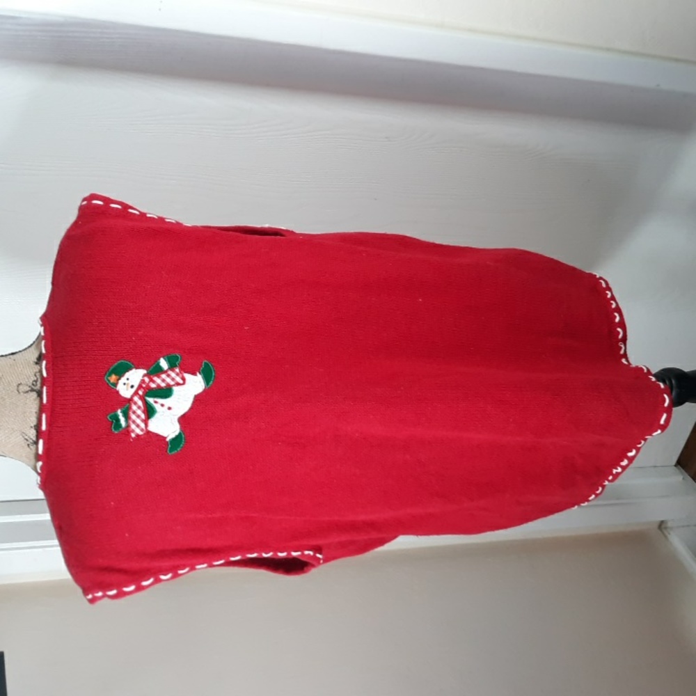 Bobbie Brooks Sweater Vest Holiday Size XL - Picture 5 of 8